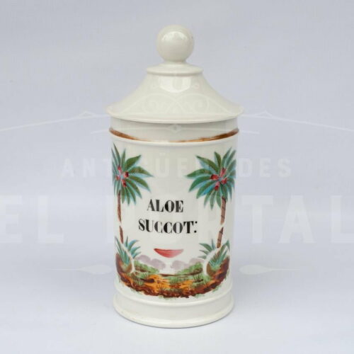 Botámen Conservera de Botica de porcelana francesa