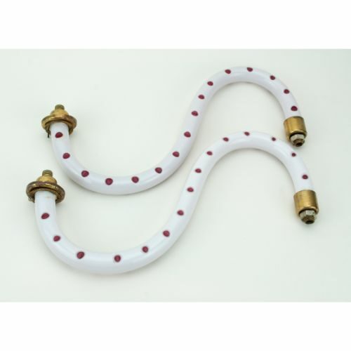 Brazos de lámpara de cristal de Bohemia Checoslovaquia